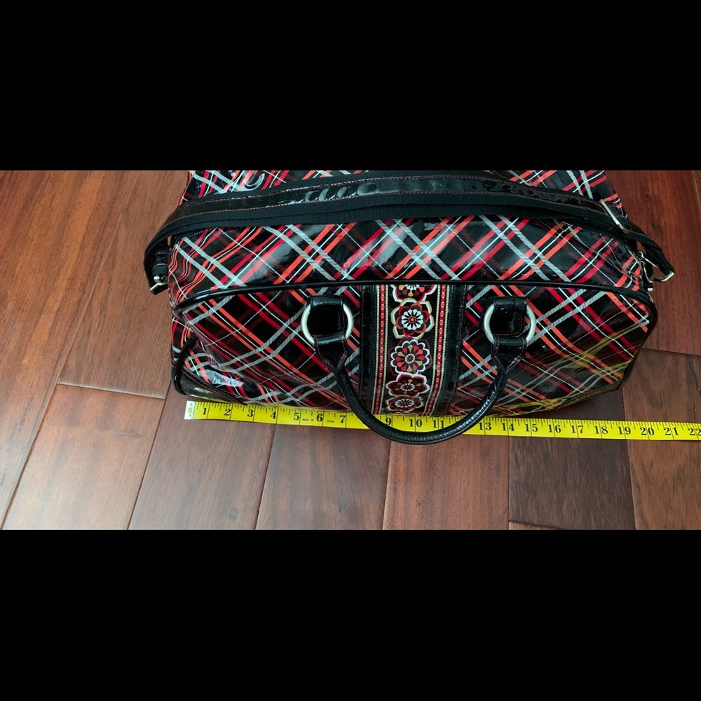 Vera Bradley Frill Small Vinyl Duffle Bag Gem